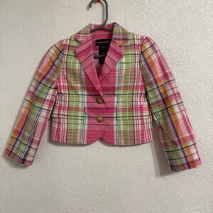 Ralph Lauren 2T Toddler Youth Kid Colorful Blazer Preppy Style Chic Kidcore